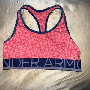 Pink Under Armour Sports Bra